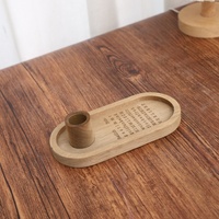 Porte-bougies carrés en bois décoratifs et exquis, porte-bougies à thé personnalisés pour la maison, Noël, Pâques, faits à la main