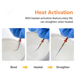 ตะไบถอนรากฟันแบบใช้ความร้อนด้วยมือ สีรุ้ง # 15 # 20 # 25 # 30 รายการสำหรับการรักษารากฟันสำหรับผู้ใหญ่ - Product Image 5