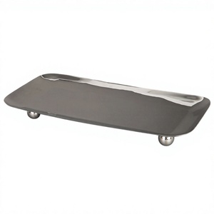 Plateau à chocolat rectangulaire en métal, plateau à chocolat artisanal de haute qualité, plateau à chocolat de luxe, nouveau produit très vendu - Product Image 1