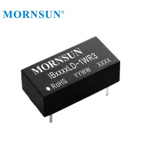 Small Size Fixed Input Step Down Buck 24V to 9V 1W Mornsun IB2409LD-1WR3 1W Dc To Dc Converter