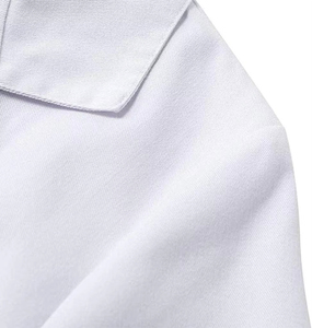 Blouse de laboratoire professionnelle durable, respirante, légère, antistatique, confortable, multipoches, antibactérienne, blanche - Product Image 6