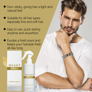 Produits de soin des <span class=keywords><strong>cheveux</strong></span> à logo personnalisé en marque privée, <span class=keywords><strong>spray</strong></span> au sel de mer pour coiffer les <span class=keywords><strong>cheveux</strong></span>, pour hommes - Product Image 2