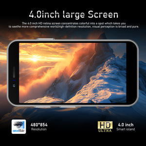 Mini Smartphone I15 con Tarjeta SIM, 3G Desbloqueado, Pantalla de 4.0'', Android 8.1, Quad Core, <span class=keywords><strong>2</strong></span>+16GB, Doble SIM, Face ID, 2000mAh, Tipo C, Teléfono Móvil de Bolsillo - Product Image 3