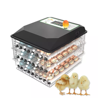 98% taux d'éclosion 192 oeufs de poule incubateur éclosoir pour ferme avicole