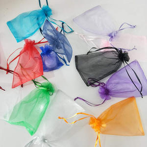 للبيع بالجملة تغليف مجوهرات أورجانزا برباط شبكي شفاف صغير متعدد الألوان من الأورجانزا للسلع الصغيرة بسعر الجملة - Product Image 6