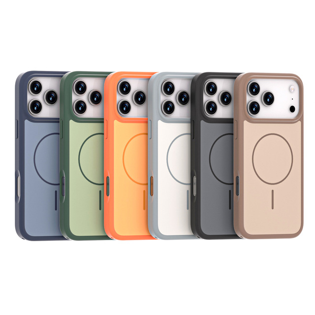 Luxury PC Shockproof Magnetic Wireless Charger Mobile Phone Case Wholesale for IPhone 17 16 13 14 15 Pro Max samsung S25 ULTRA