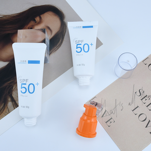 Tubo suave de 50ml personalizado más vendido con bomba de botella sin aire Tubo de protección <span class=keywords><strong>solar</strong></span> Embalaje para el cuidado de la piel - Product Image 6