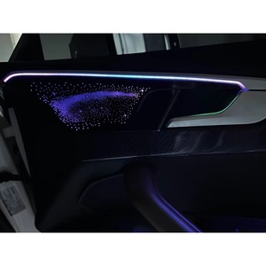 Kit d'éclairage d'ambiance dynamique pour <span class=keywords><strong>Audi</strong></span> <span class=keywords><strong>A4</strong></span> B9 B9.5 2017-2024, remplacement du moule d'origine, 64 couleurs, contrôle par application smartphone, Plug & Play, sans fil - Product Image 3