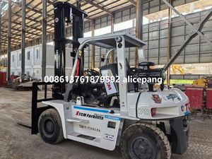 รถยก TCM 7 ตัน มือสอง เครื่องยนต์ดีเซล 6 สูบ ยกสูง 3 เมตร พร้อมระบบเลื่อนข้าง - Product Image 2