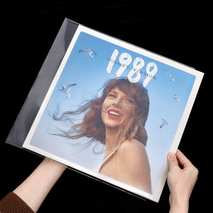 Vinyle 33 Tours Pochettes - 50 Pièces Protection Antistatique - Transparent 100µm 12 Pouces Pochette Protection Vinyle 33t