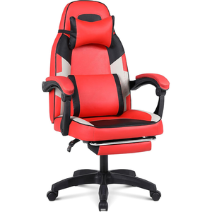 <span class=keywords><strong>Chaise</strong></span> de jeu ergonomique inclinable et réglable en cuir doré rembourrée, avec repose-pieds, élégante, fonctionnelle et de qualité supérieure, la <span class=keywords><strong>meilleure</strong></span> à petit prix - Product Image 2
