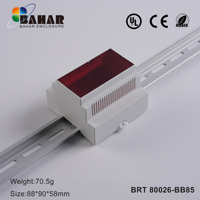 BRT80026 PLC ABS scatola di plastica per involucro guida DIN e scatola elettrica alloggiamento elettronica industriale