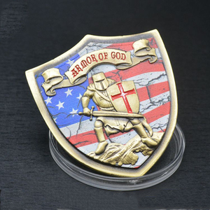 Armadura <span class=keywords><strong>de</strong></span> <span class=keywords><strong>Dios</strong></span> masónica <span class=keywords><strong>de</strong></span> los caballeros templarios, moneda cruzada, <span class=keywords><strong>soldado</strong></span>, cruzado - Product Image 1