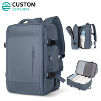 Sac à dos de randonnée extérieur personnalisé Fuliya, grand sac de voyage convertible pour avion, sac à dos pour ordinateur portable féminin pour le bureau