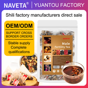 Thé aux cinq trésors au ginseng et aux baies de goji pour hommes, 200g, sachets de thé aux herbes, durée de conservation de 18 mois, qualité supérieure, fait à la main |   Soutient la santé des reins - Product Image 2