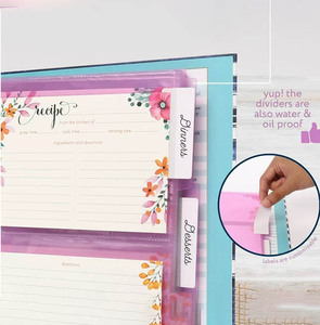 Wholesale Full Colour Cover Folder 3 Ring Binder Custom Recipe Binder Organizer Set <strong>Journal</strong> - Product Image 4