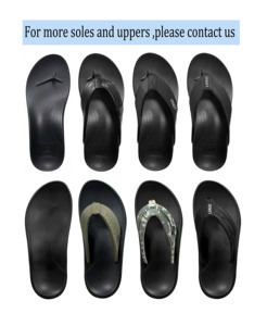 Suela en relieve PU zapatilla de moda punta abierta patrón en relieve diseño de hebilla mágica antideslizante transpirable estilo de moda suelas blandas - Product Image 4