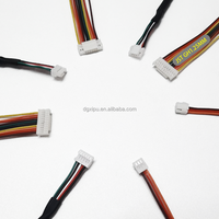 Kabel kustom perakitan jst gh 1.25 kabel konektor 2 3 4 5 6 7 8 9 10 11 12 pin GHR-02V-S