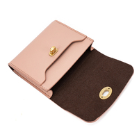 Dompet Kulit PU Wanita Modern Wabi-Sabi |   Penutup Kunci Minimalis + Penyimpanan yang Dapat Diperluas |   Sutra Promosi dengan Logo yang Dapat Disesuaikan