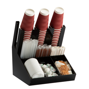 Distributeur de tasses à café et organisateur de type debout pour dépanneur Boîte de rangement pour le stockage de condiments de café - Product Image 1