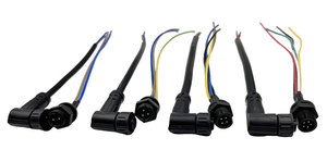 M12 ניילון עמיד למים מחבר 2pin 3pin 4pin 5pin חיבור חוט <span class=keywords><strong>6pin</strong></span> - Product Image 3