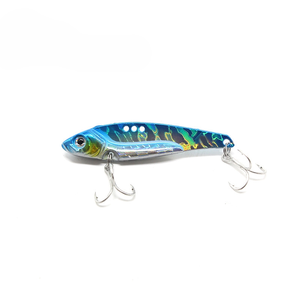 Señuelo Vibrante OEM, Nuevo Diseño, 3g 5g 7g 10g, Señuelo Vibrante Duro para Trucha, Cuchara Metálica, Hoja Vibrante de 60mm, para Pesca en Agua Salada, Lubina - Product Image 4