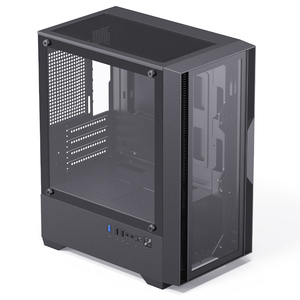 Snowman Chuyên Nghiệp CS084 Pro Matx Giữa Tháp PC Chơi Game Trường Hợp Tempered Glass Bảng Điều Chỉnh Tốt Hơn Quản Lý Cáp Màu Đen Trường Hợp Máy Tính - Product Image 4