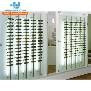 现代光学框架展示架眼镜店家具展示架光学商店展示架