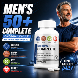 Suplemento Vitamínico Nutracéutico Completo para Hombres, Apoyo Energético y de Resistencia, 180 Tabletas - Product Image 3