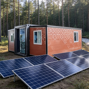 Casa Contenedor Prefabricada Expandible Todo en Uno de 20 pies, 2 Dormitorios, Hogar Modular, Villa Moderna de Lujo, Edificio Portátil para Anexo/Alojamiento Auxiliar - Product Image 2