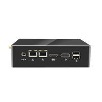 PC industriel embarqué sans ventilateur OEM ODM Intel Core I3 I5 I7 I9 avec 2 ports LAN, 6 ports RS232 RS485 et GPIO pour l'automatisation industrielle et les passerelles IoT