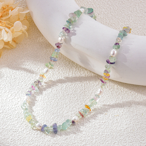 Nouveau Collier Multicolore en Perles de Cristal Naturel 2026 pour Femme, Colliers en Pierres Précieuses, Bijoux de Mode en Cristal de Guérison, Cadeau Bouddhiste - Product Image 6