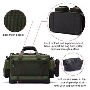 Bolsa de Pesca para Hombro, Resistente al Agua, Ligera, con Fondo Rígido y Cubierta para Lluvia - Product Image 4