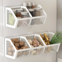 Nouvelle boîte de rangement 2026, étagère de cuisine murale sans perçage, panier à épices pour la maison
