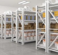 Estanterías de Acero Ajustables Sanyang de Alta Resistencia con Capacidad de Carga de 800-1000 kg/Nivel, Estanterías Industriales Apilables para Almacenamiento en Almacenes