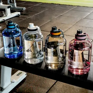 2023 top seller 1 galão 2.2l ginásio esportes bpa livre plástico motivacional água garrafa bebendo ao ar livre