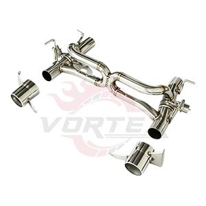 Ensemble de section arrière en acier inoxydable soudé avec précision par Vortex, avec servomoteur pour Ferrari 488 GTB Spider 3.9T Tuning - Product Image 3