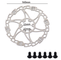 160mm 6 pouces disque de frein à disque en acier inoxydable pour vtt montagne route Cruiser vélo pièces de vélo