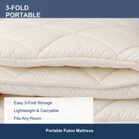 Matelas futon portable personnalisé, lit japonais, tatami, matelas pliable pour le sol