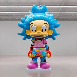 รูปปั้นศิลปะเรซินขนาดใหญ่อะนิเมะปรับแต่งได้สำหรับตกแต่งการ์ตูนกลางแจ้ง/ในร่มรูปปั้นสวนขนาดยักษ์ - Product Image 1