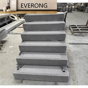 Escaleras de Granito Gris de la Marca EV, Económicas, Ecológicas, Duraderas, Multicolores, para Exteriores, Jardines, Patios y Parques - Product Image 1