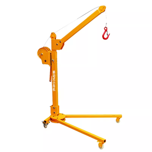 Petit atelier <span class=keywords><strong>Mobile</strong></span> moteur grue personnalisable Mini grue ascenseur voiture réparation nouveau personnalisable usine atelier grue câble métallique - Product Image 3