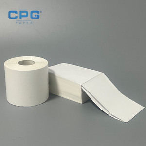 Papel de Etiquetas Térmicas Directas Personalizadas al por Mayor de 4x6 Pulgadas, Perforadas, Libres de BPA, Etiquetas de Envío para Logística de Comercio Electrónico - Product Image 1