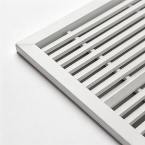 Diffuseur linéaire à fentes pour plafond HVAC - Nouveau design 2026, grille d'aération en aluminium sur mesure pour hôtel, bureau, hôpital, blanc JRUID-LINE - Product Image 3