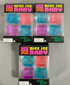Megan NeeDoh Nice Ice Baby Lot de <span class=keywords><strong>4</strong></span> Boîtes Mystères Jouet Squishy Glaçon Anti-stress Jouet Sensoriel Doux à Presser pour Enfants et Adultes - Product Image 4