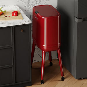 Rmier <span class=keywords><strong>Poubelle</strong></span> de cuisine haute avec roues silencieuses Conception étanche Étape <span class=keywords><strong>sur</strong></span> bac 4 couleurs pour la maison Hôtel Restaurant Bureau Utilisation - Product Image 5