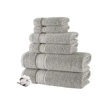 Asciugamani da bagno in cotone telo da bagno morbido assorbente traspirante asciugatura rapida Grey asciugamani alla rinfusa per il bagno Hotel e Spa
