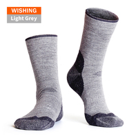 Chaussettes de randonnée en laine mérinos pour hommes Chaussettes de ski et d'alpinisme chaudes et épaisses pour l'hiver pour la randonnée pour hommes et femmes