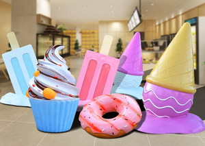 <span class=keywords><strong>El</strong></span> postre helado <span class=keywords><strong>centro</strong></span> <span class=keywords><strong>comercial</strong></span> decoración estatuas - Product Image 2