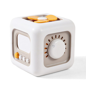 Cubo Mágico <span class=keywords><strong>de</strong></span> Actividades 6 en 1 para Bebés, <span class=keywords><strong>Juguetes</strong></span> Sensoriales Montessori, Cubo <span class=keywords><strong>de</strong></span> Música para Bebés, <span class=keywords><strong>Juguetes</strong></span> para Niños Pequeños - Product Image 1